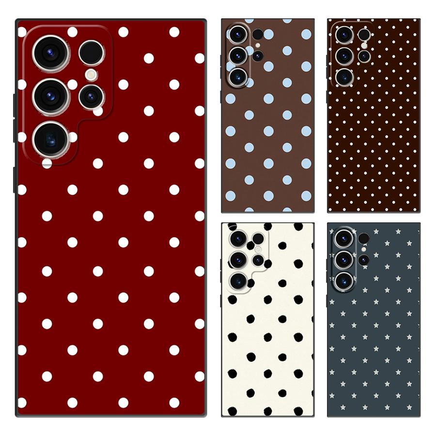 Samsung Galaxy S24 - Retro Polka Dots Funda Phone Cover