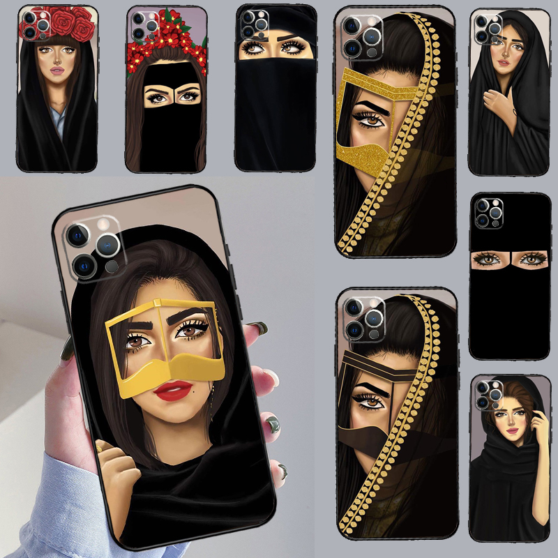 Oppo Reno 12 - Hijab Muslim Islamic Woman Eyes Case