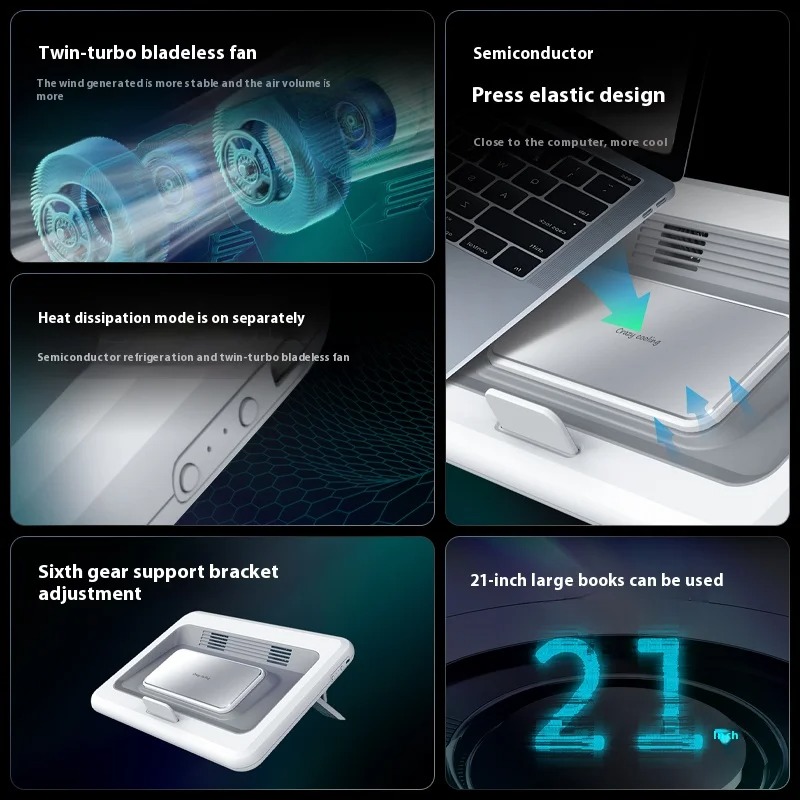 Gaming Laptop Cooler With 2 Co - đánh giá và giá Cooling Stand Tablet