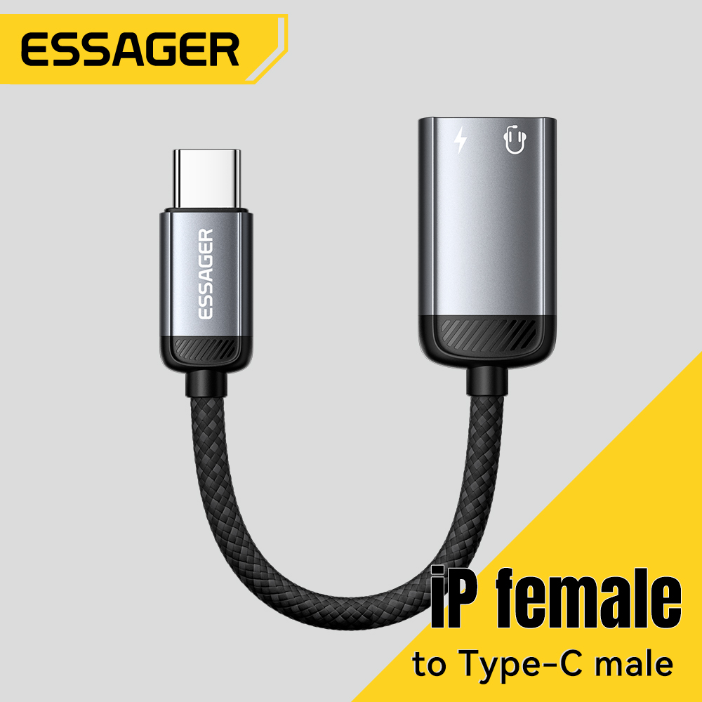 Essager Type C Audio Adapter C - đánh giá và giá Wired Earphone Lightning