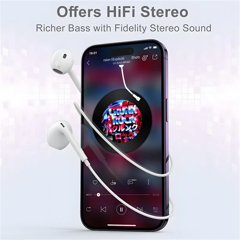 Original Headphones For Apple  - đánh giá và giá Wired Earphone Lightning
