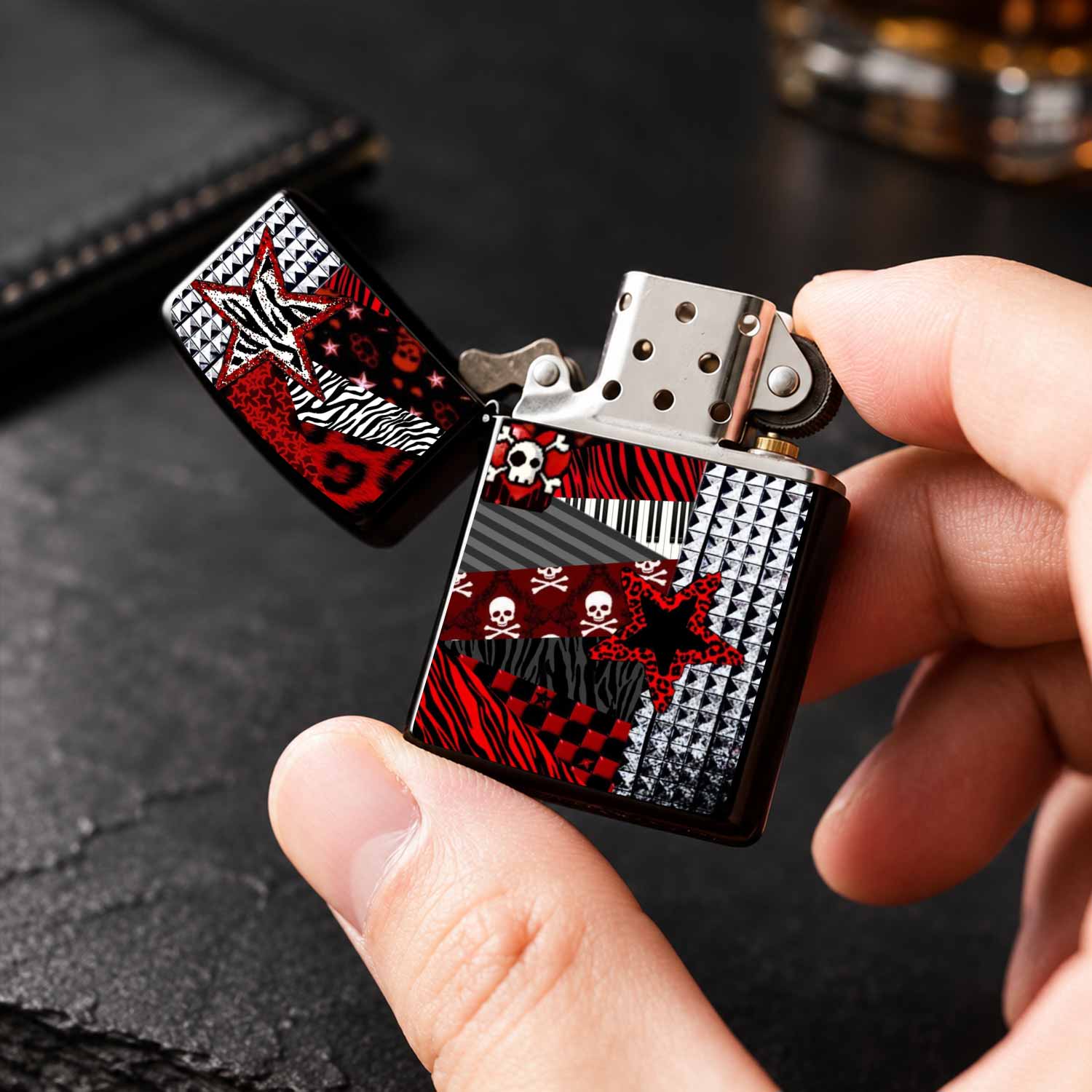 Trendy Red Black Patchwork Pat - đánh giá và giá Zebra Tablet Accessories